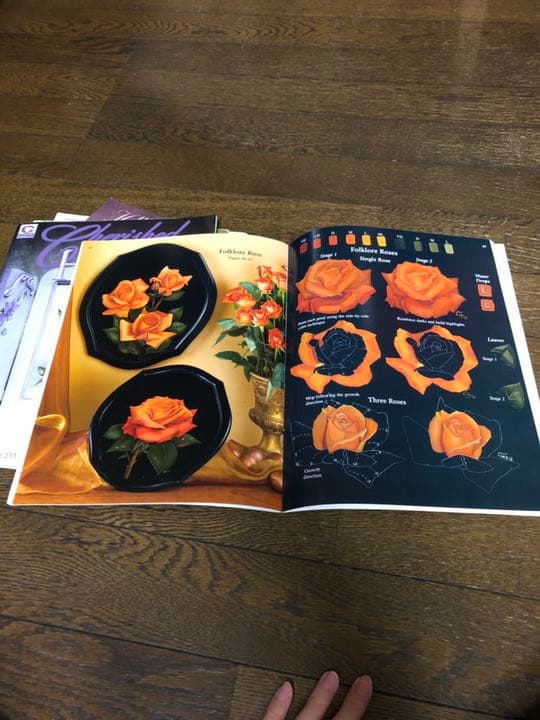 トールペイント　今日　お花シリーズ　5冊セット