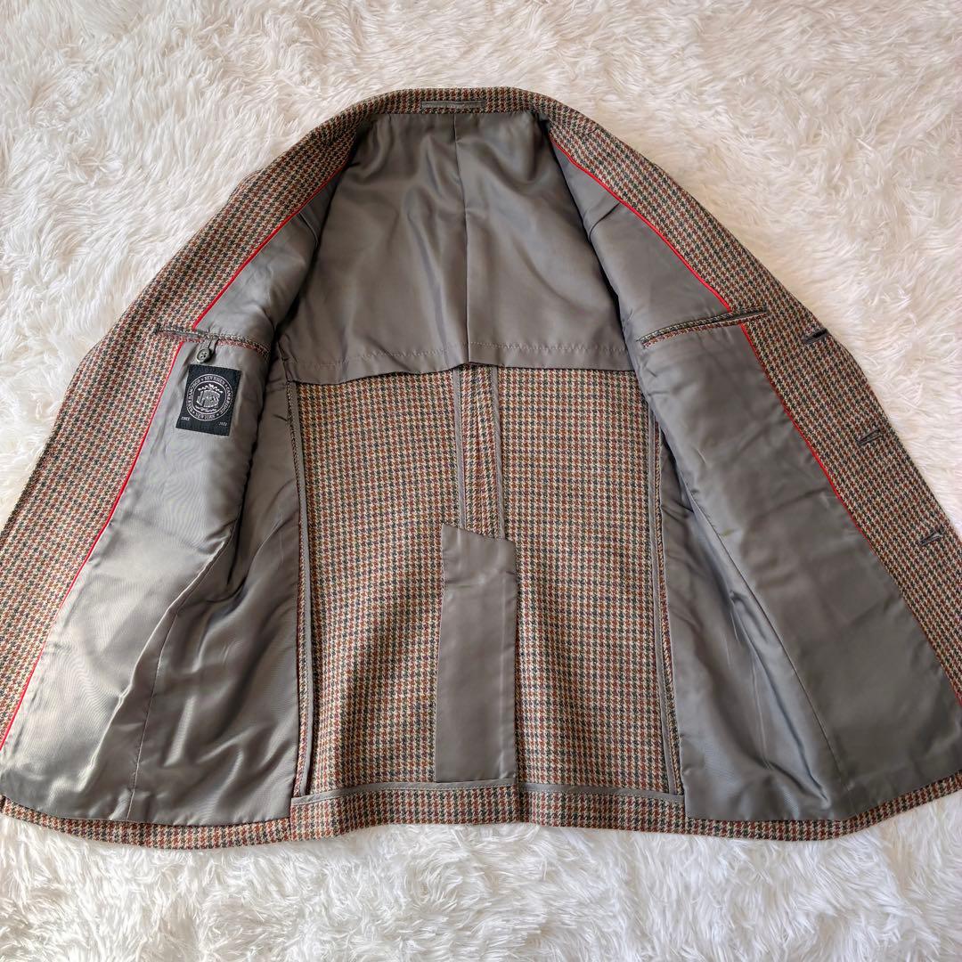 【美品】J.PRESS ツイードジャケット レディース 三つ釦 くるみボタン