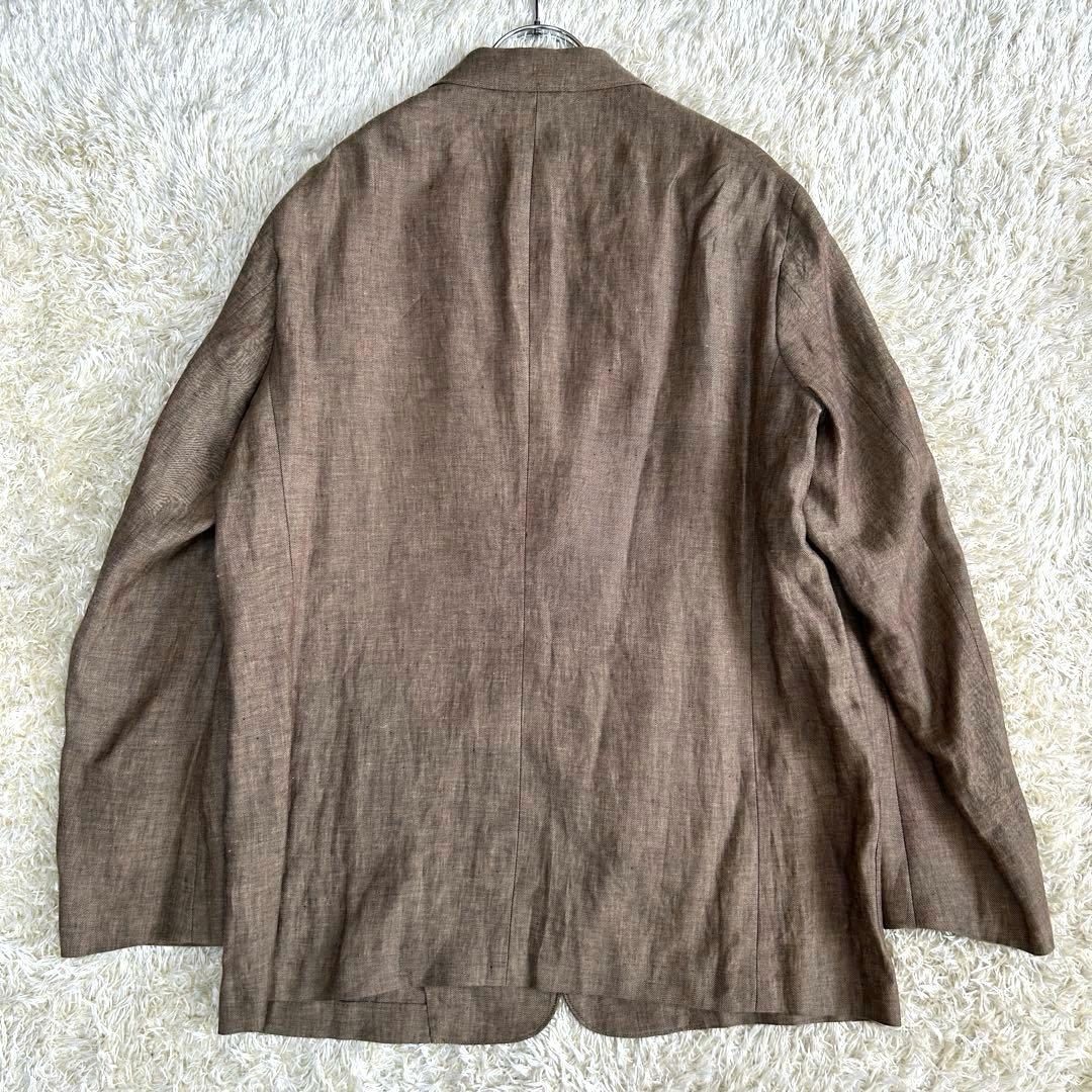 【新品55000円 XL】ユナイテッドアローズ　テーラードジャケット　麻100%