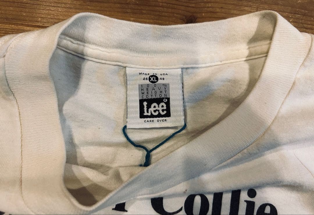 Tシャツ 古着 90s Lee リー Border Collie 動物 USA