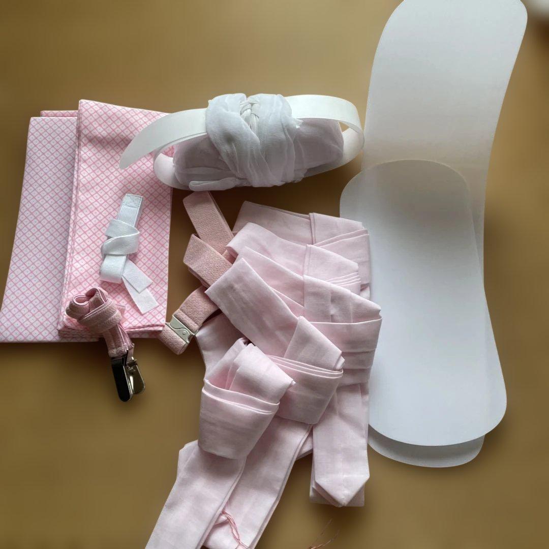 【専用出品中】振袖フルセット　茜色　赤　正絹　成人式　地紋