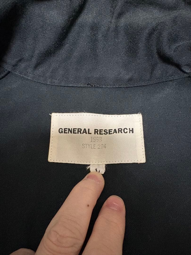 GENERAL RESEARCH 1998年製 黒/黄色 ジェネラルリサーチ