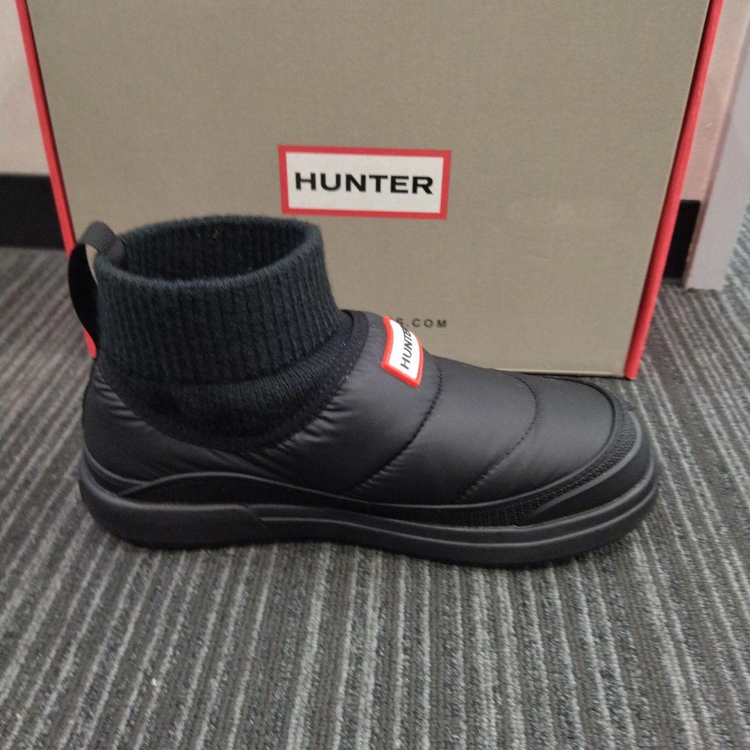 ナタリー　新品未使用　HUNTER ブラック ブーツ 23cm