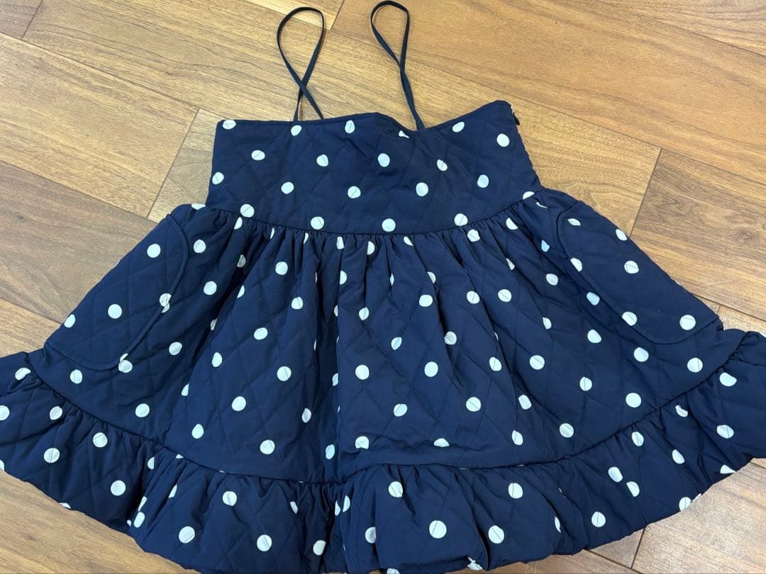 専用⭐︎RosyMonster マシュマロフリルドット キルティングトップス