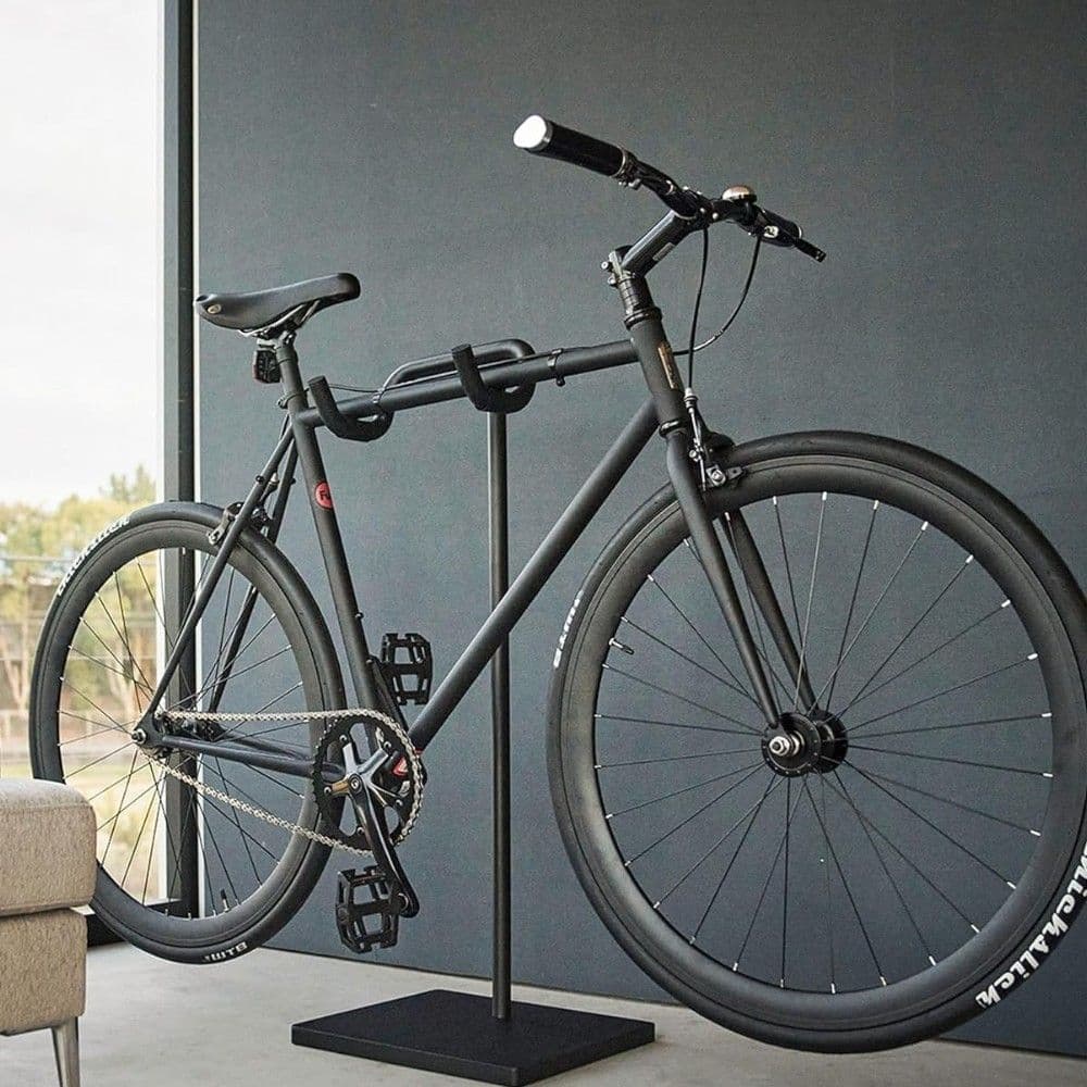 未使用 山崎実業 自転車 ディスプレイスタンド ブラック