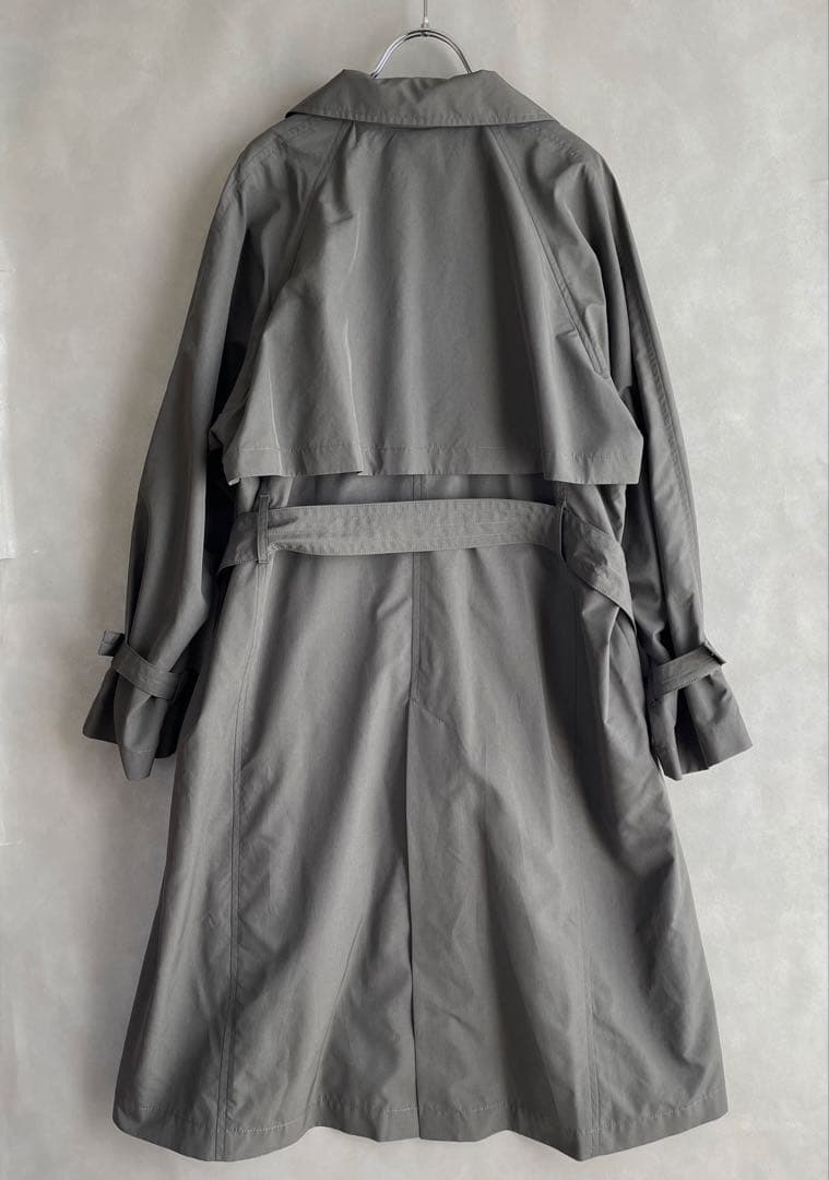 極美品✨イエナ　4.1万　23SS 洗える　ポプリントレンチコート　グレー　36