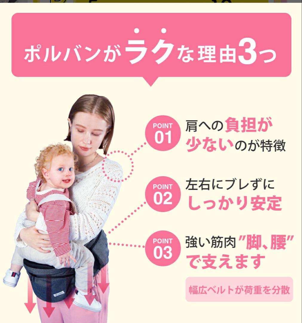 最終価格‼️POLBAN ADVANCE ヒップシートメランジグレー別売付！