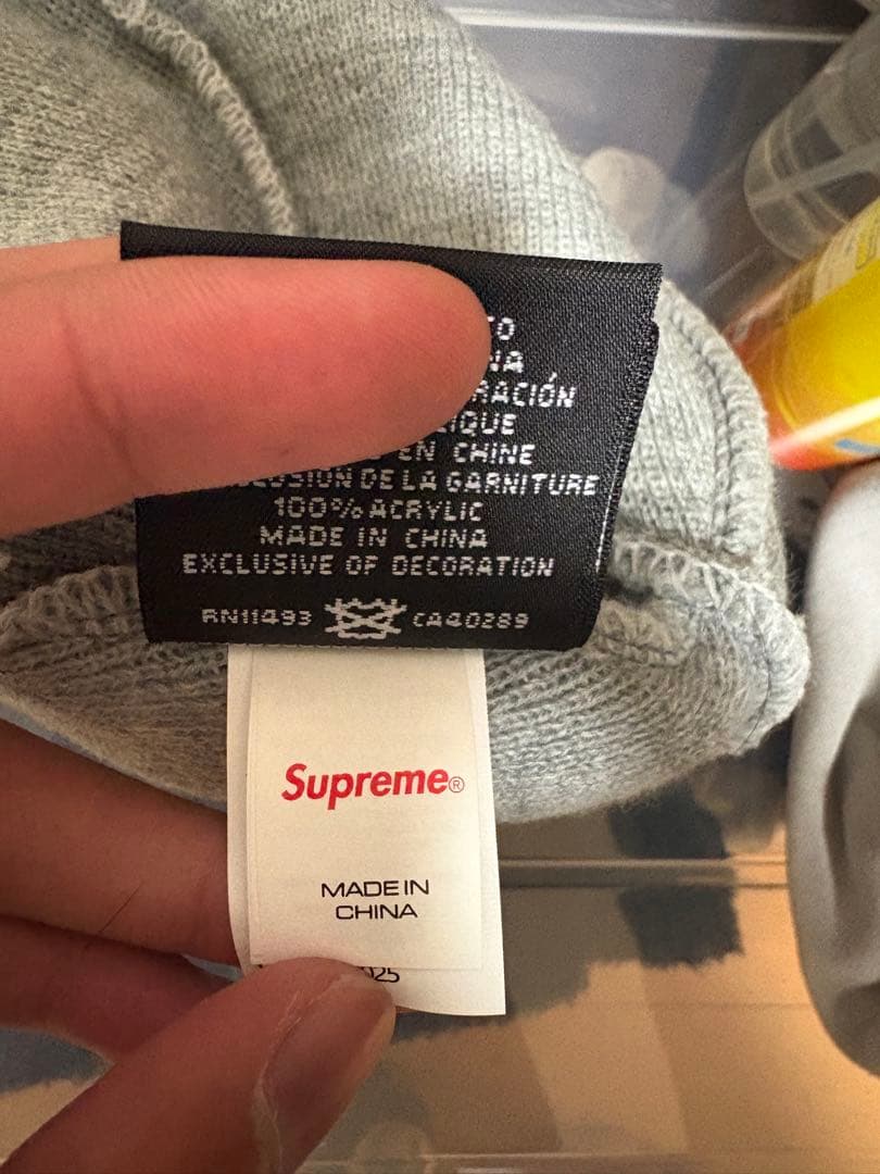 帽子 supreme boxlogo beanie