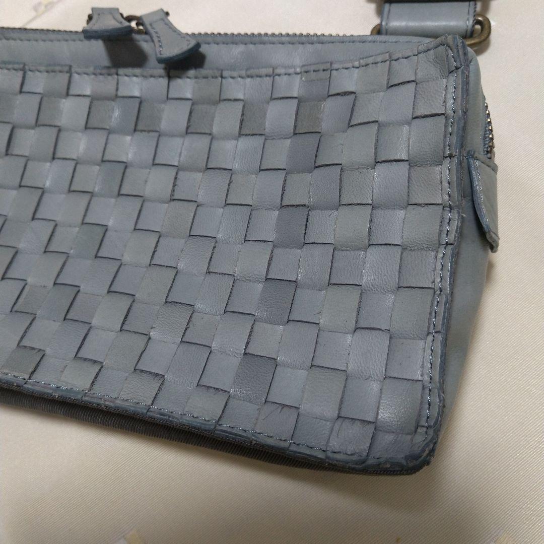 otowaです。B.staff 美品 男女兼用 馬革 メッシュボディバッグ