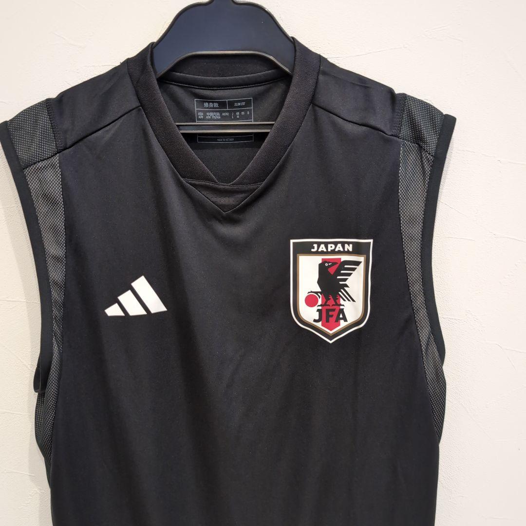 adidas 日本代表 ノースリーブタンクトップ ブラック　Ｌサイズ　非売品