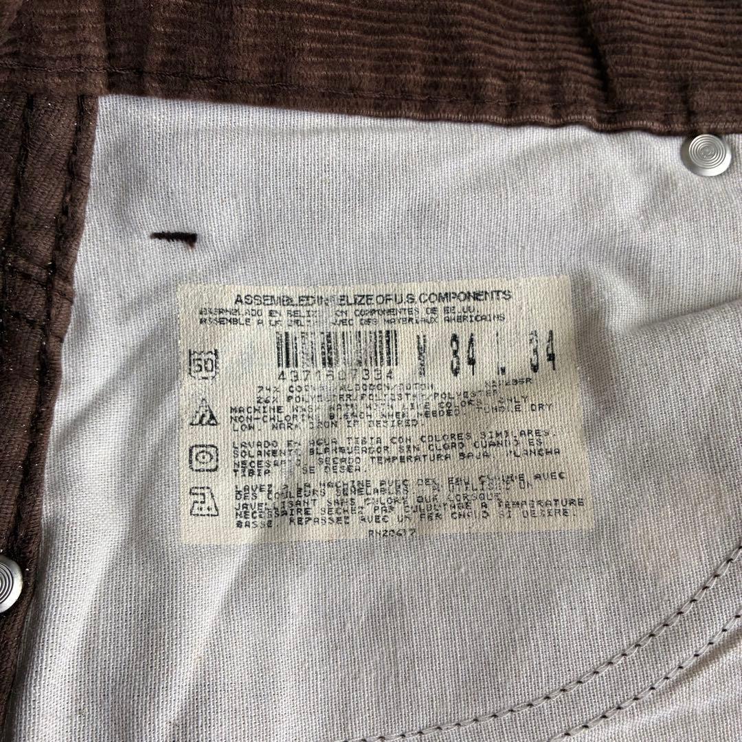 【美品】80s DICKIES USA製 コーデュロイパンツ TALONジップ