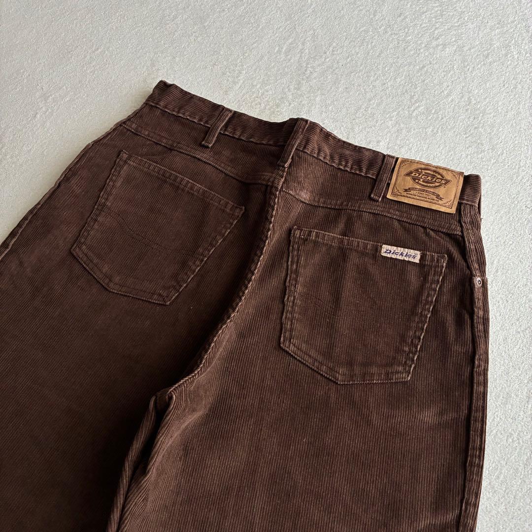 【美品】80s DICKIES USA製 コーデュロイパンツ TALONジップ