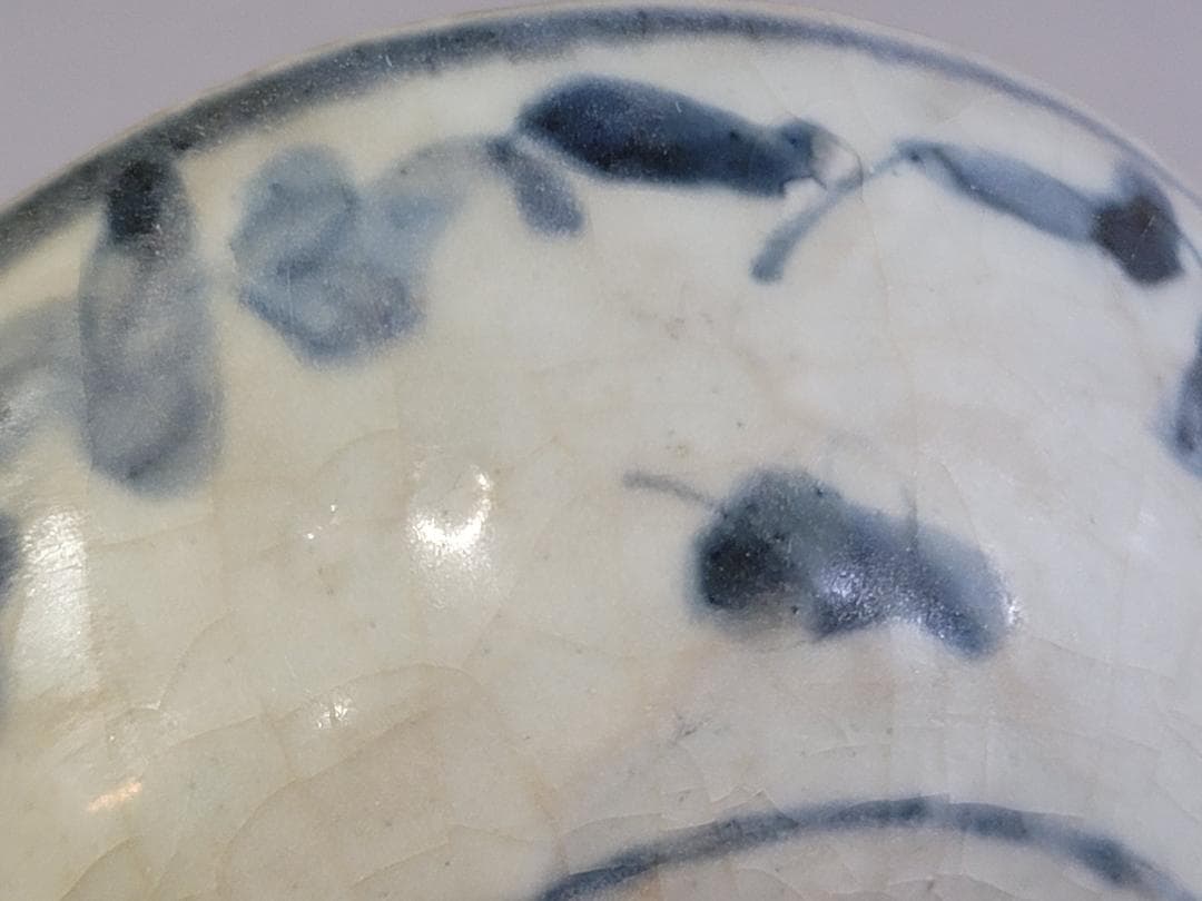 中国美術 青花 碗 時代物 DT479