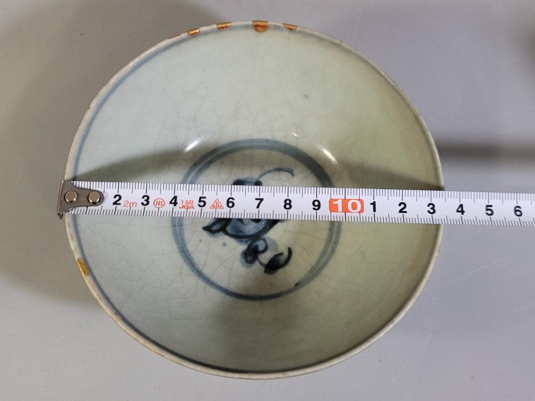 中国美術 青花 碗 時代物 DT479