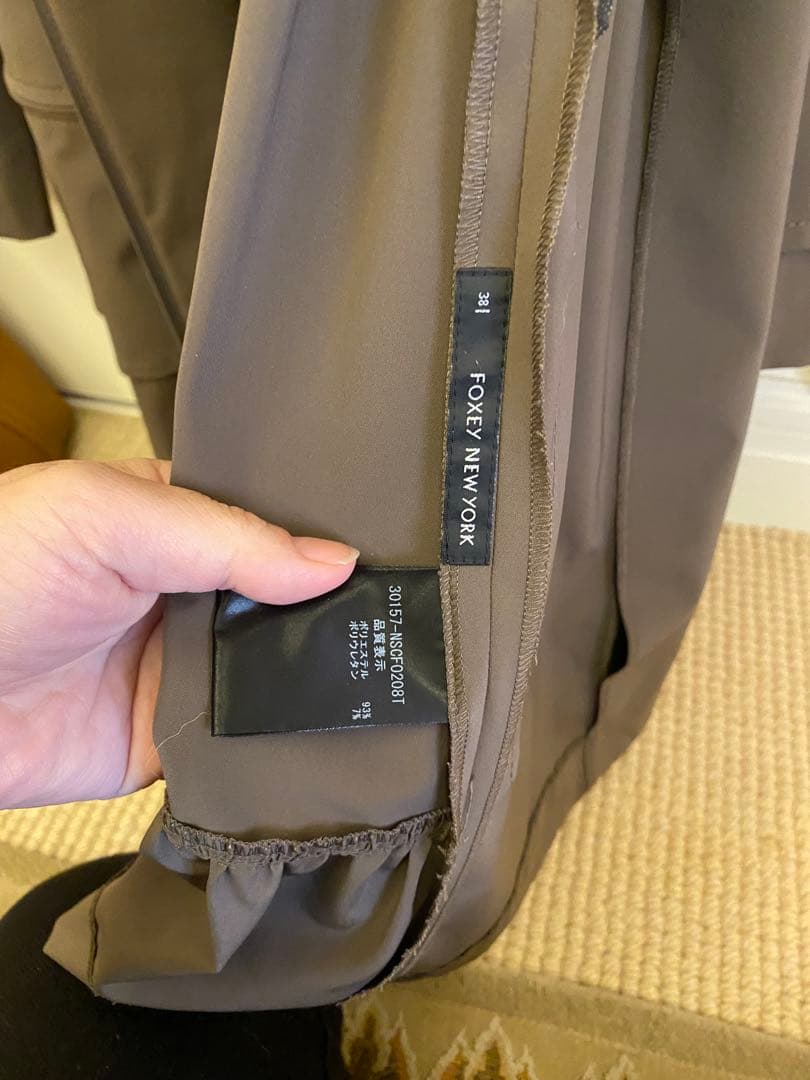 フォクシー　レイニーコート　美品