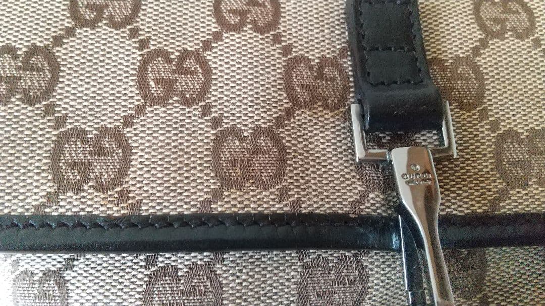 GUCCI　ウエストバッグ　ウエストポーチ　ボディバッグ　GG柄