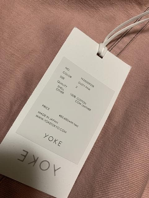 2 新品 25ss YOKE PIGMENT COATING CHINO CLO
