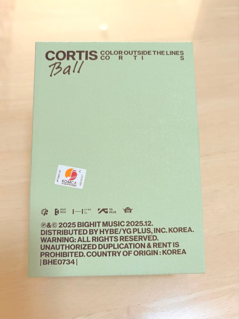 CORTIS　アルバム　CORTIS Ball ver.　公式　コルティス　CD