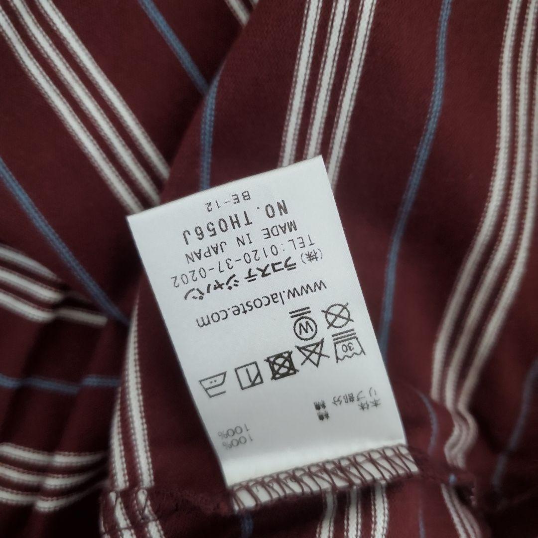 【タグ付き】LACOSTE　アダムエロペ　別注　マルチボーダーT　ラコステ
