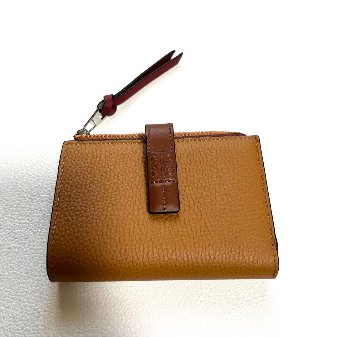 ショッパー付き！LOEWE ロエベ コンパクト ジップウォレット ミニ財布