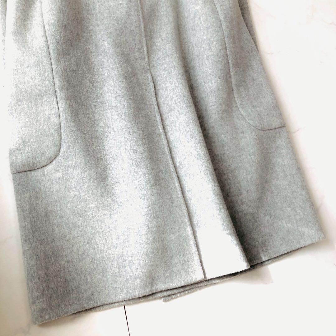 美品✨acne studios リバーコート　カシミヤ　ベルテッド　ロング 34