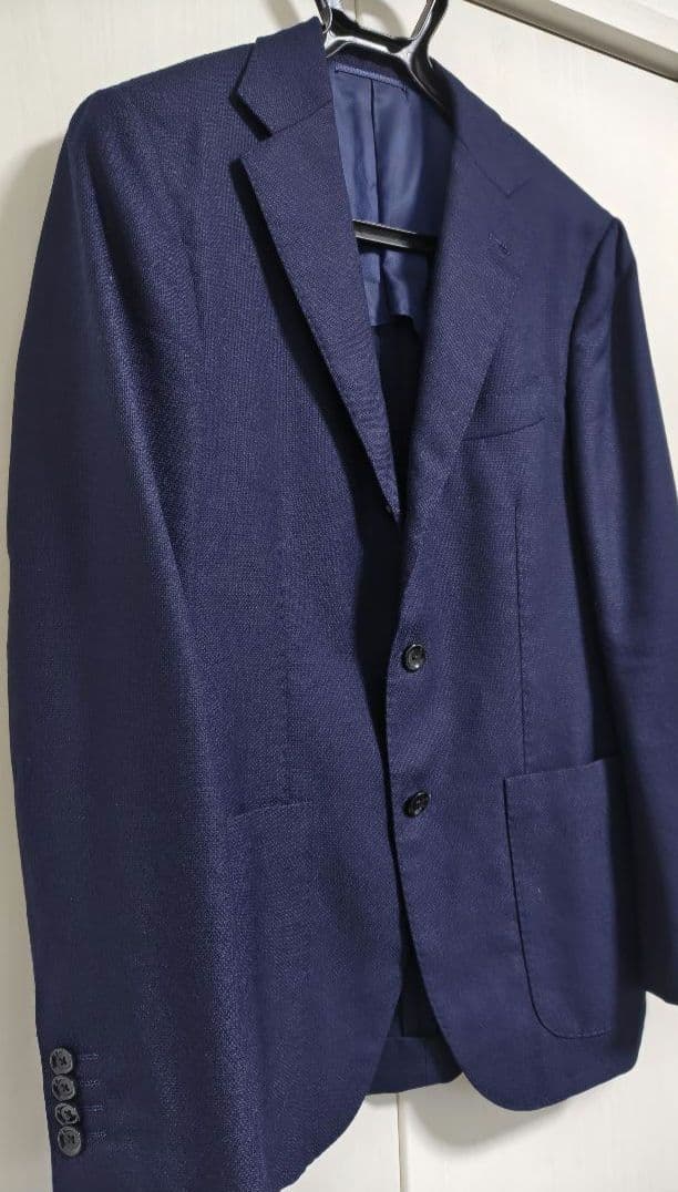BEAMS F（ビームスF）CANONICOウールホップサックシングルジャケット