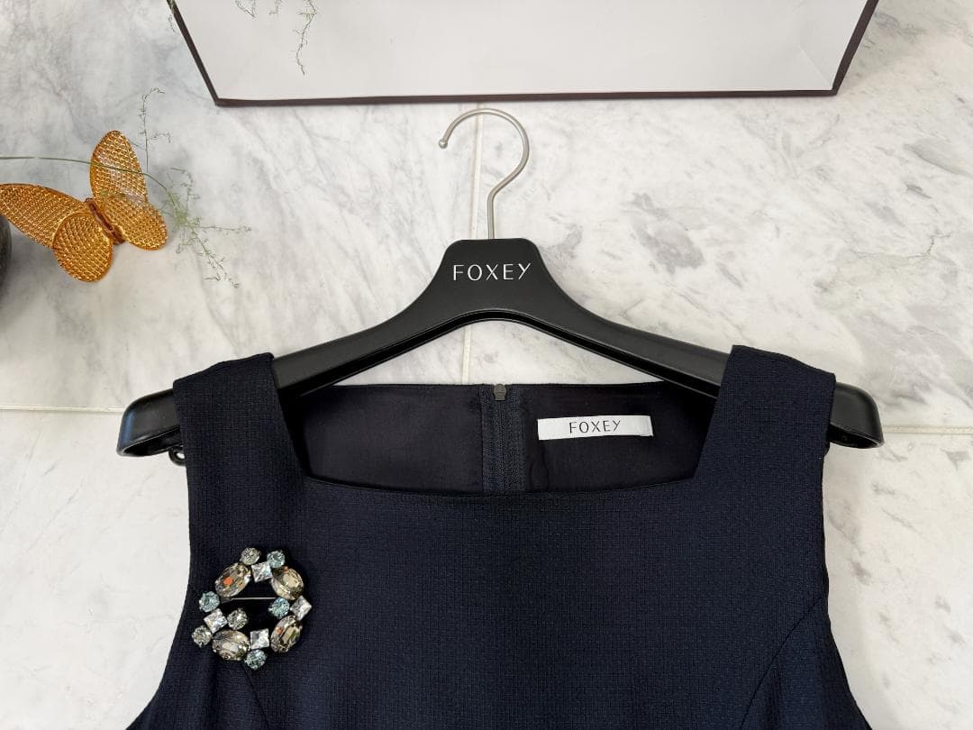 Asukuru 定価約12万★美品★FOXEY/フォクシーDress 38
