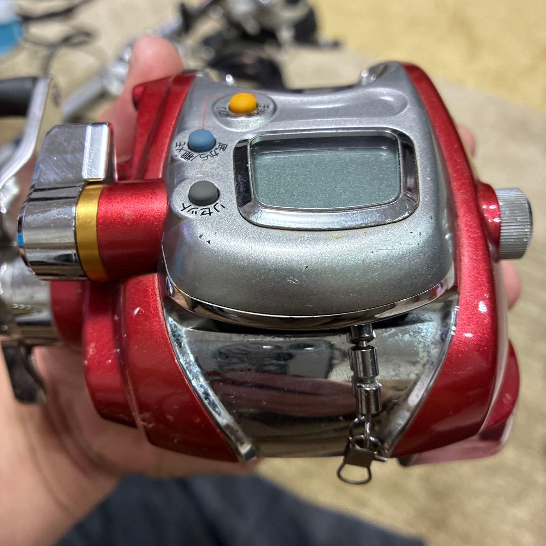 デジタル表示 電動リール レッド