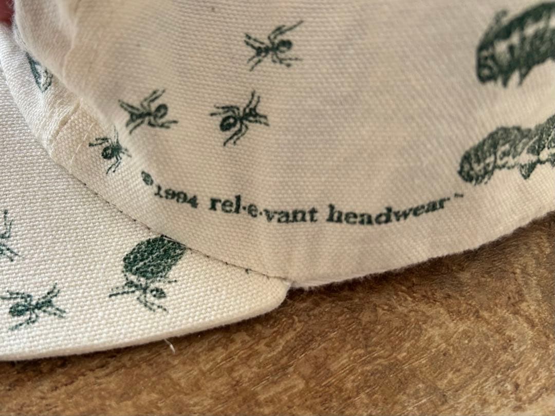 rel・e・vant products 1994キャップ昆虫柄ビンテージ