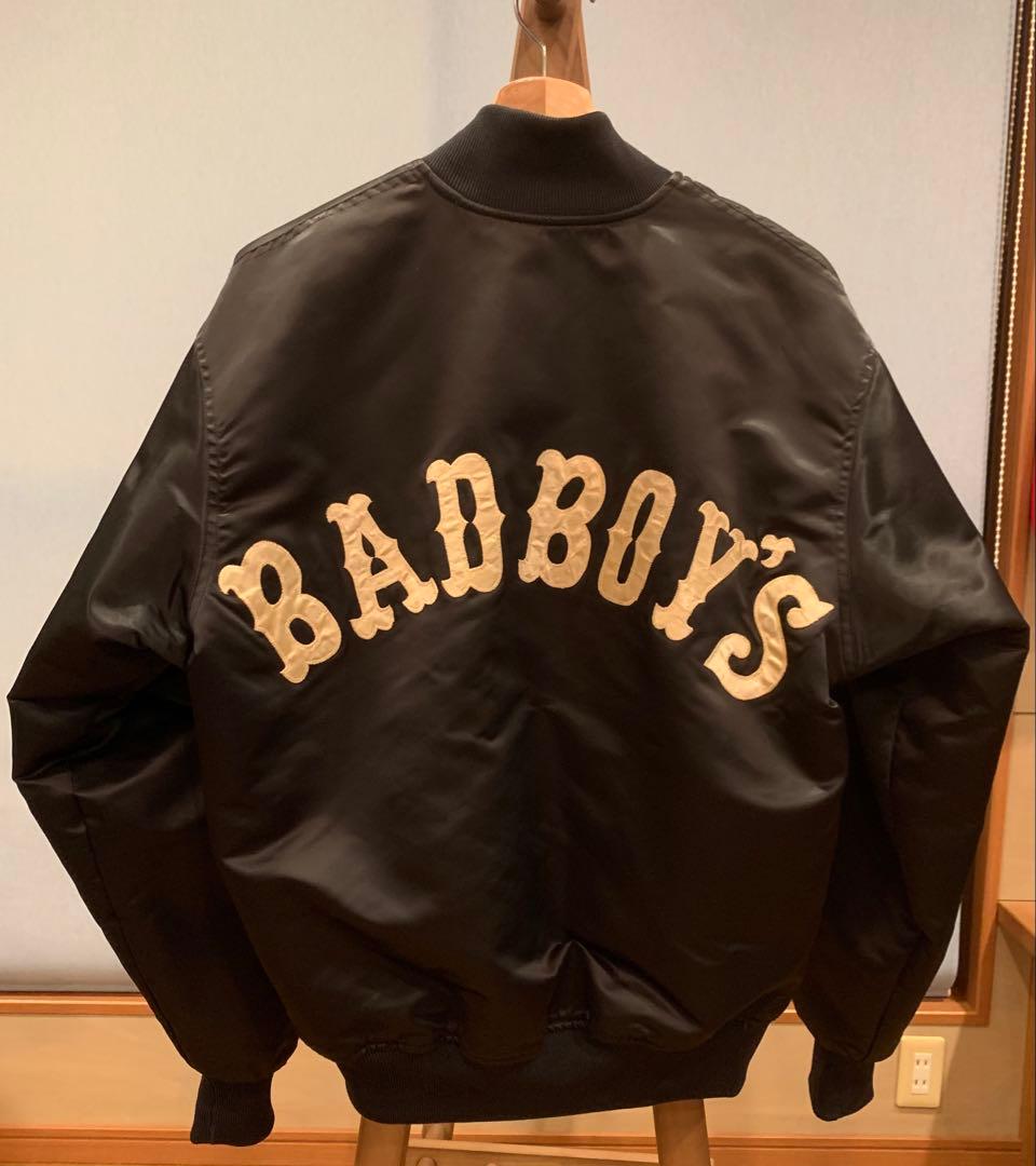 60s 70s スカル BAD BOYS スカジャン カークラブジャケット