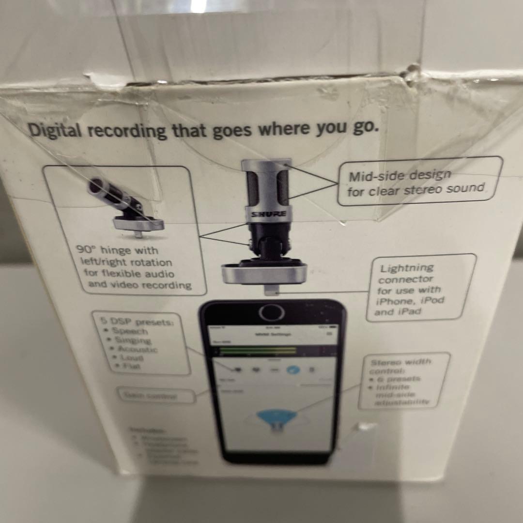 SHURE MV88 iOS デジタルステレオコンデンサーマイク