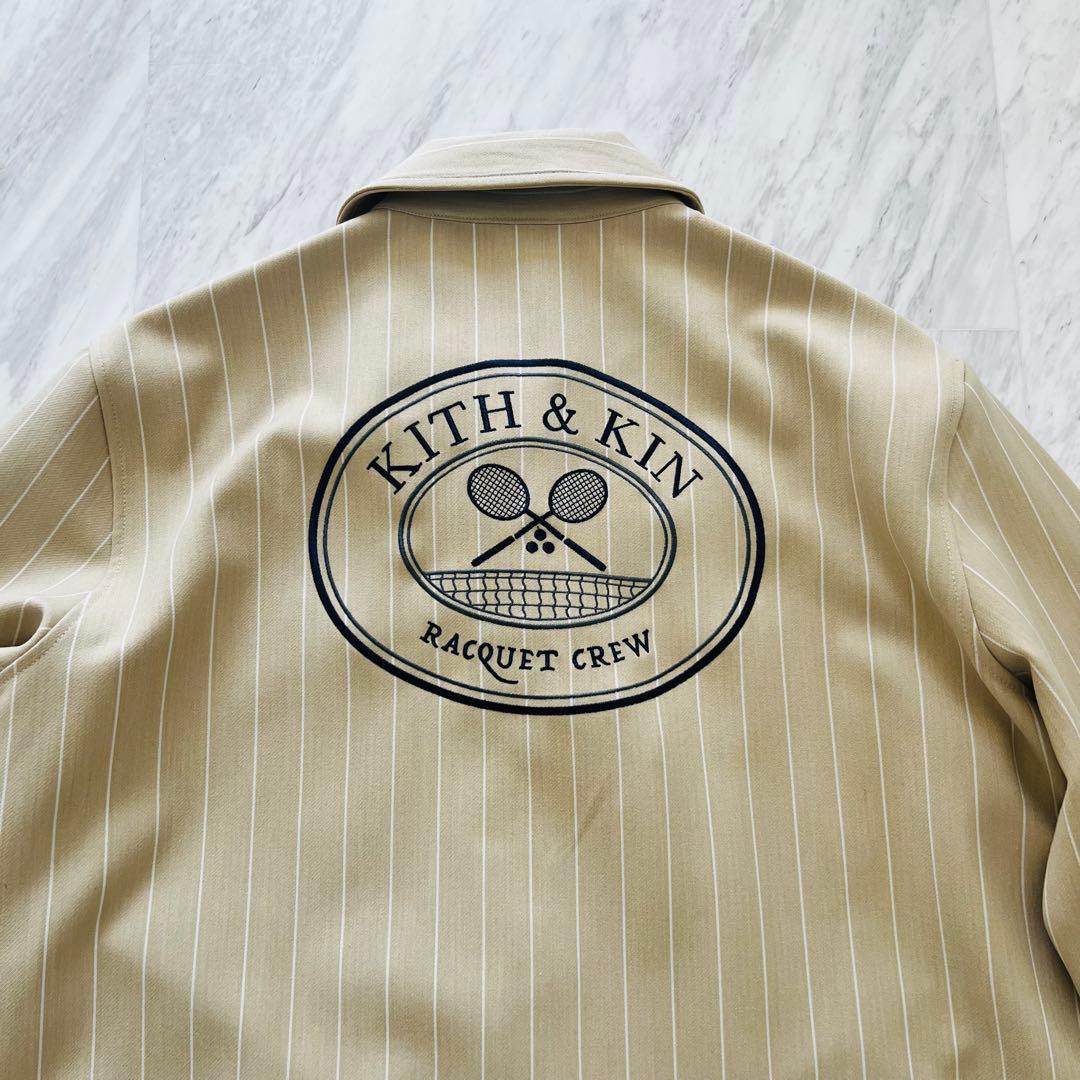 Kith × Wilson コーチジャケット Beige M