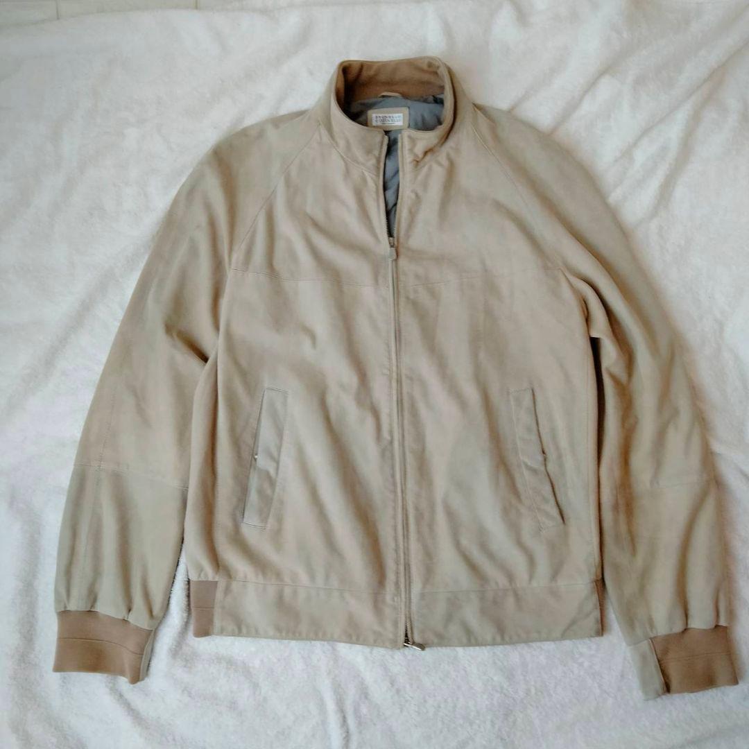 ブルネロクチネリ【美品】レザージャケット　ブルゾン　Ｌサイズ相当　定価80万円
