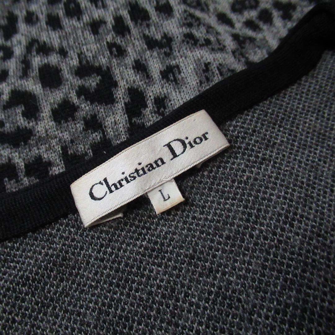 専用 Christian Dior / 90s レオパード柄 カーディガン