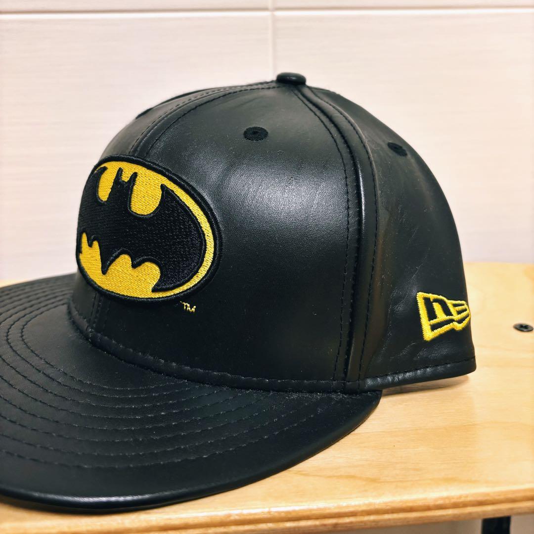 NEW ERA × バットマン レザーキャップ 59FIFTY 7 5/8