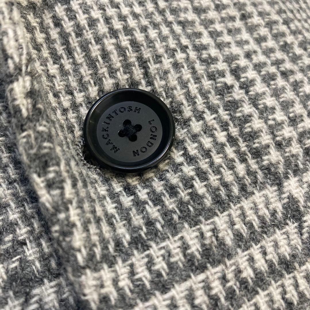 定価8.9万 マッキントッシュ Bottoli グレンチェックツイードジャケット