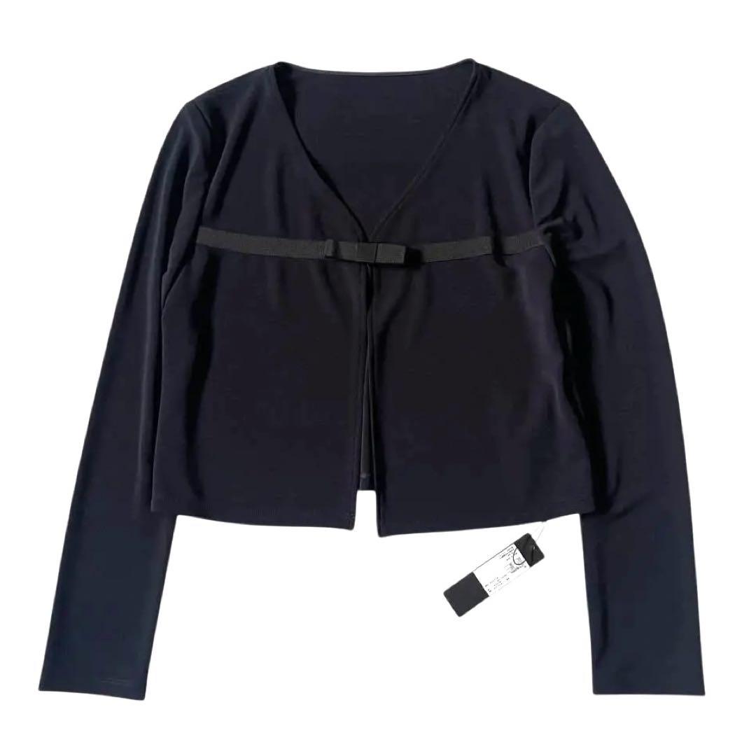 未使用級 FOXEY NEW YORK リボン カーディガン ナヴェット 38