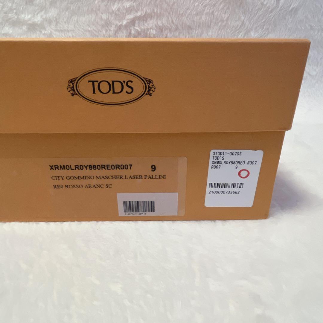 【未使用】 TOD’S Ferrari シティ ゴンミーニ ドライビングシューズ