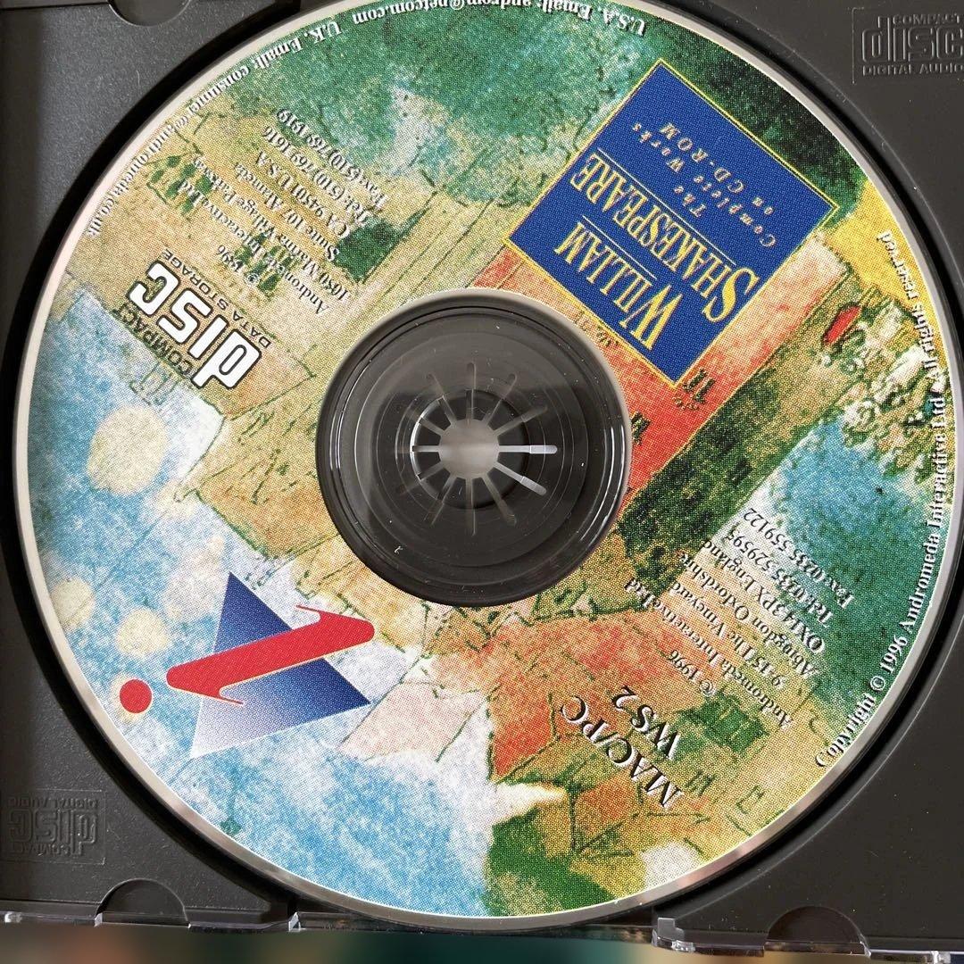 その他 Shakespeare Complete Works on CD ROM