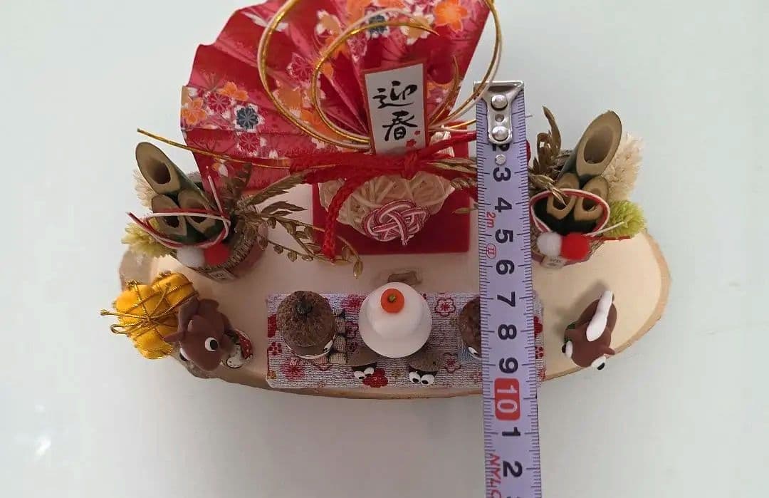 どんぐりアート　正月飾り