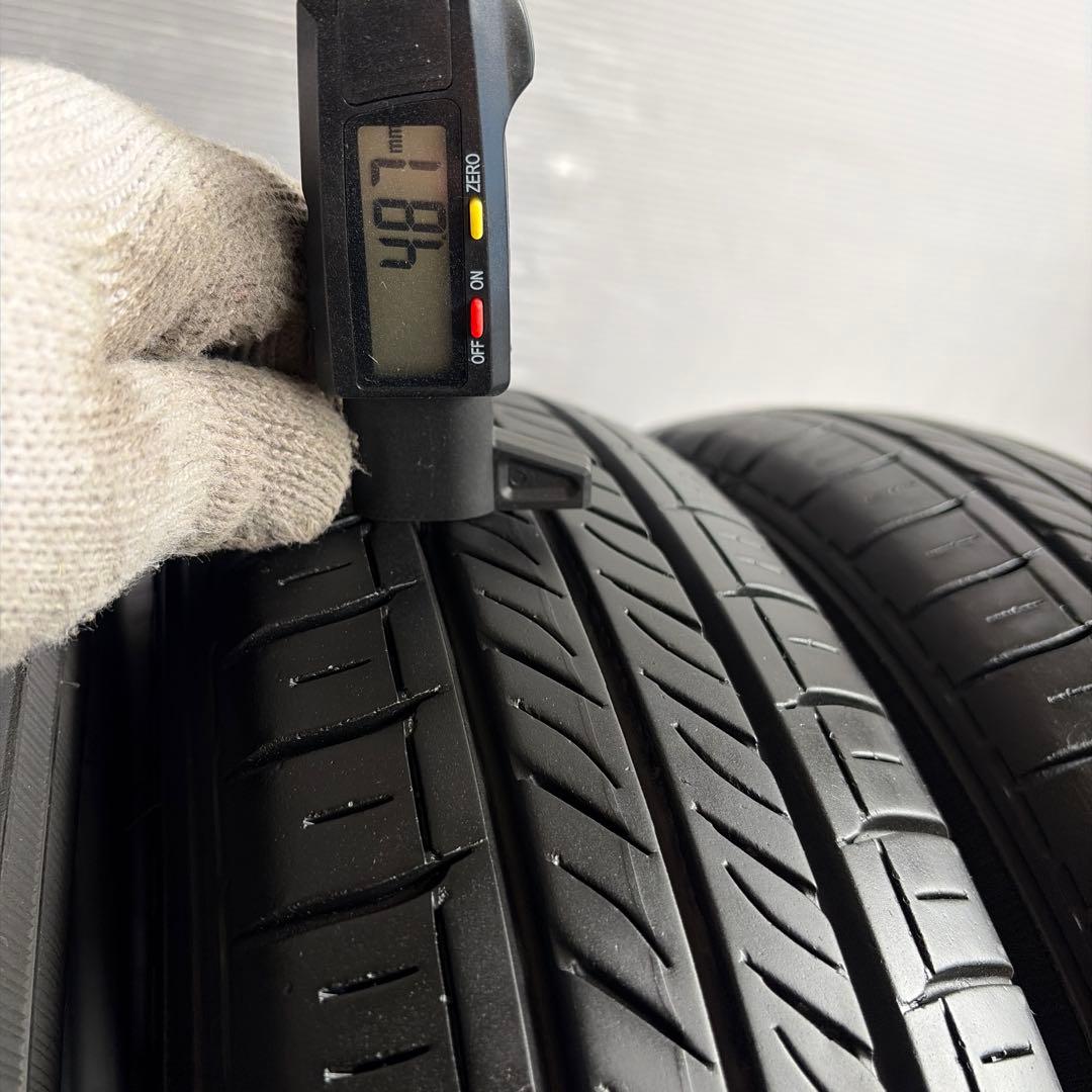 送料無料◆145/80R13/夏4本/残溝約5㎜/製造2019年/ダンロップ