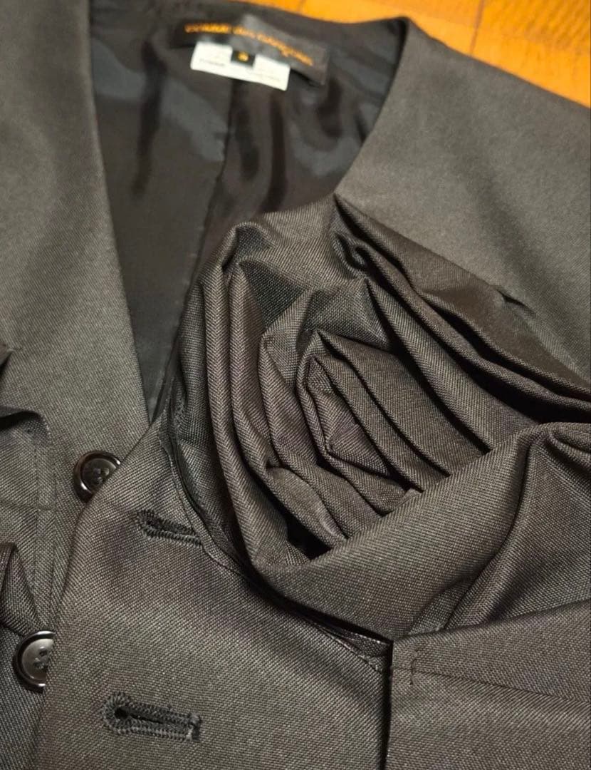 【希少】COMME des GARCONS 薔薇 ベスト 13aw ジャケット