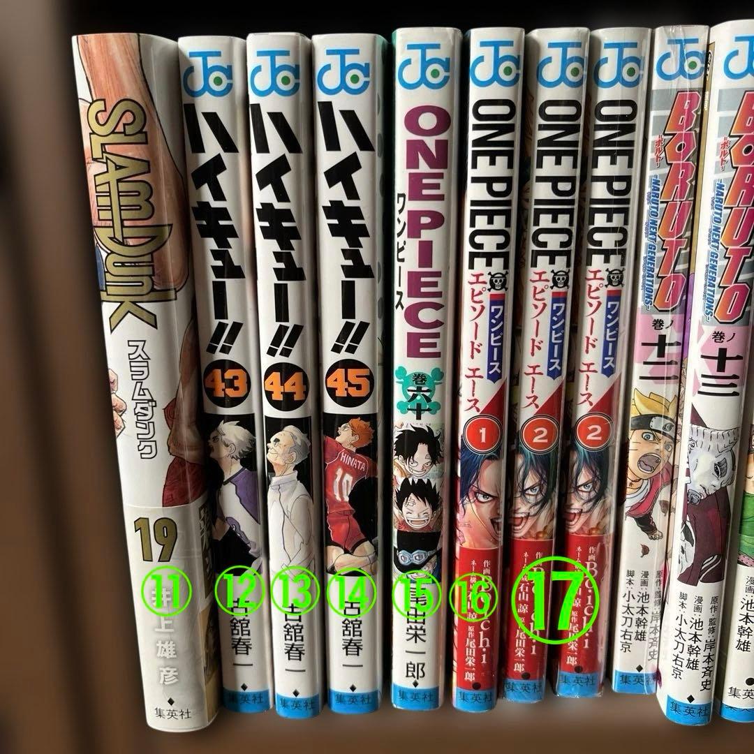 少年マンガ　マガジン　JUMP サンデー