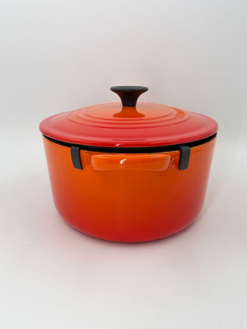 LE CREUSET ルクルーゼ オーバル 25cm オレンジ 両手鍋