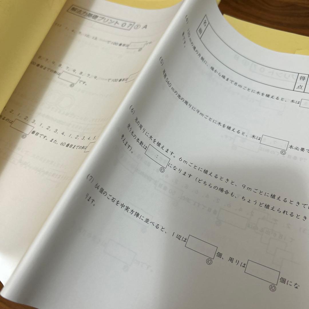 ㉑書き込み少な目　SAPIX サピックス 6年算数 難関校　SS特訓　解法力講座