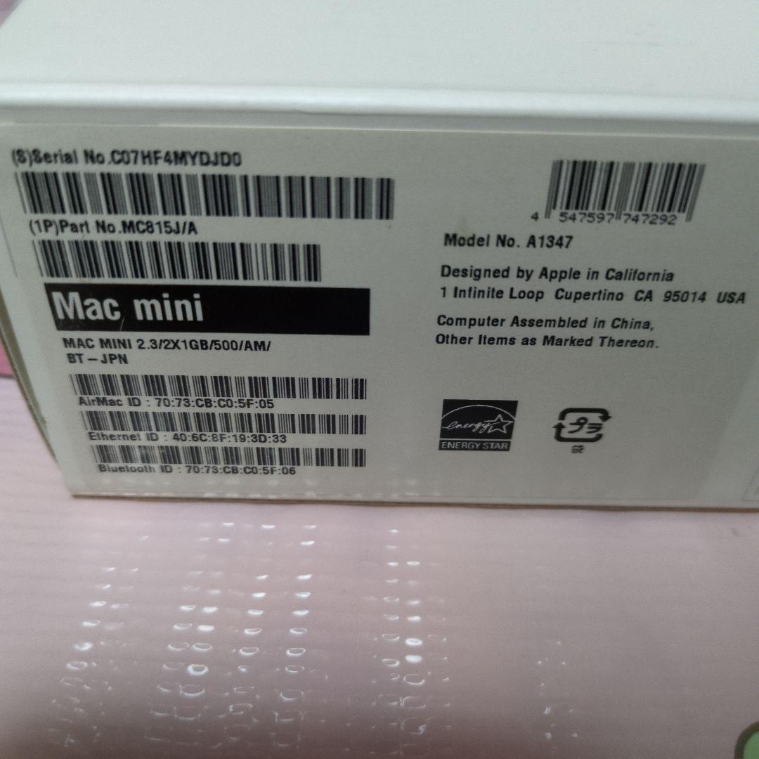 【ジャンク扱】Apple Mac mini A1347 i5 2.3GHz
