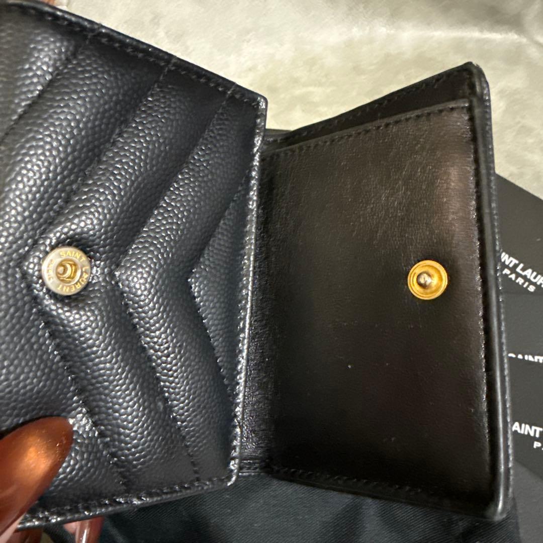 Saint Laurent ミニ財布ブラック