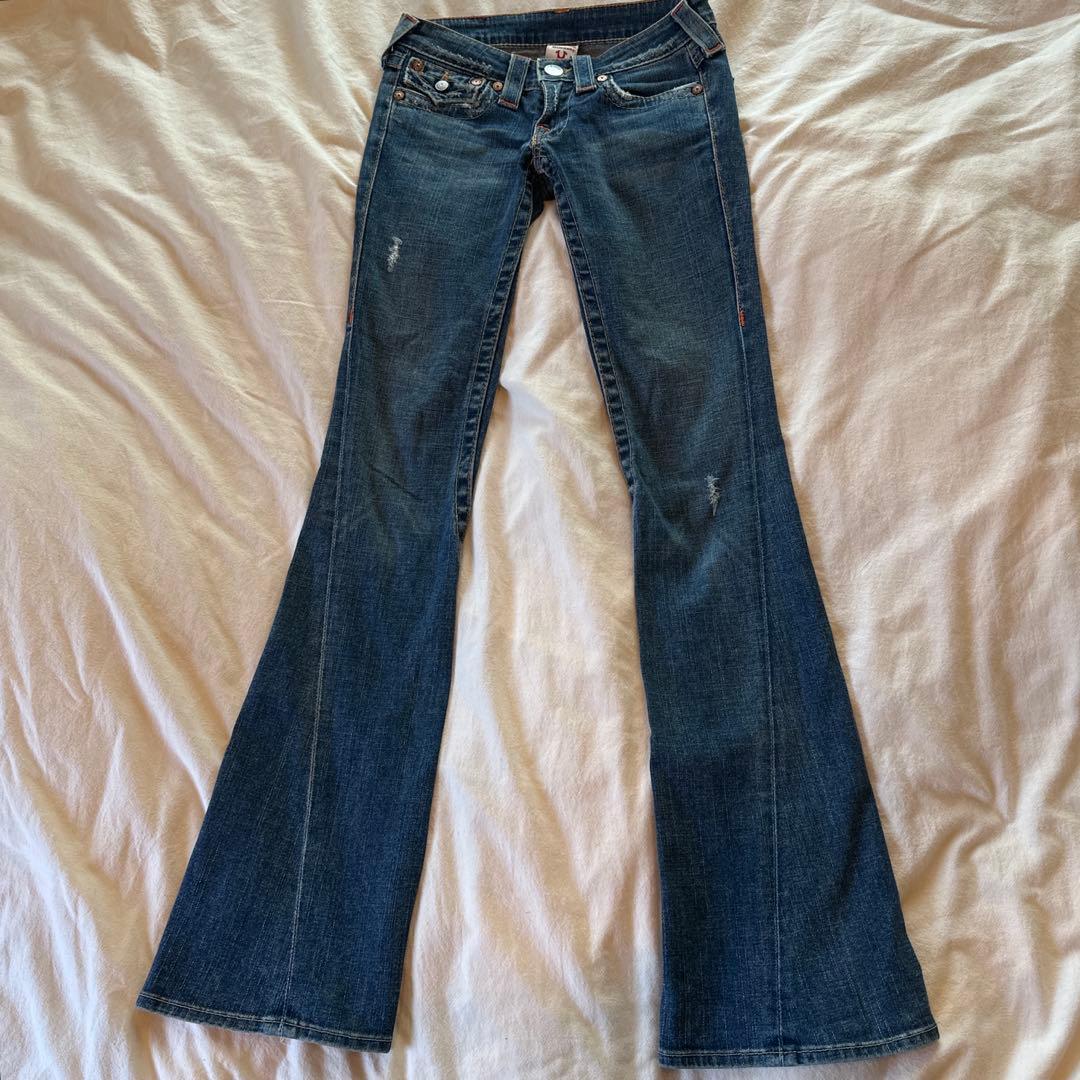 TRUE RELIGION flaredenimpants Y2Kグランジ00s