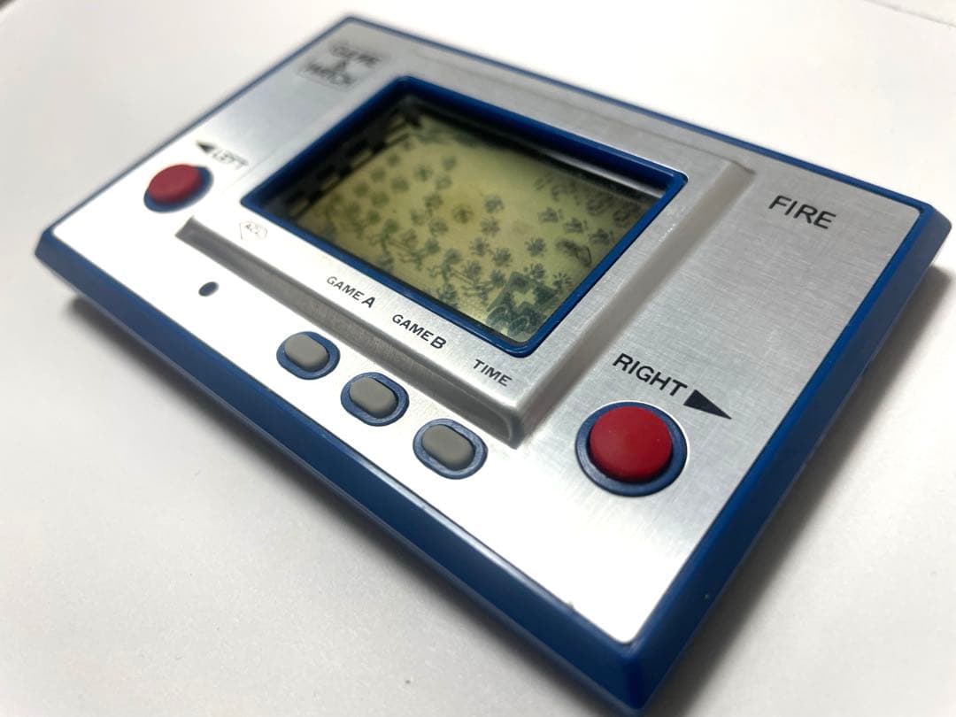任天堂 ゲーム&ウオッチ FIRE（シルバー）　動作確認済