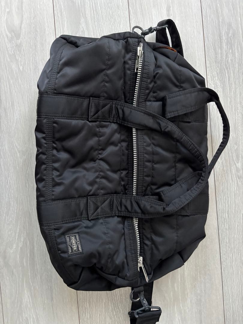 【極美品】PORTER タンカー 2WAY ボストンバッグ Sサイズ ブラック